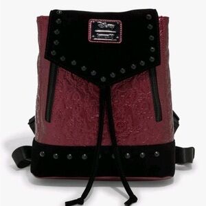 Loungefly Disney Villains Happily Never After Drawstring Mini Backpack NWT